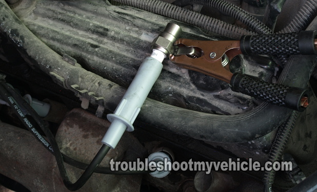 Testing The Spark Plug Wire With A Spark Tester (Dodge 3.9L, 5.2L, 5.9L)