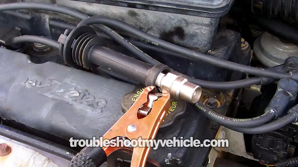Testing For Spark At The Spark Plug Wire. How To Test The Ignition Coil Pack (2000, 2001, 2002, 2003, 2004 2.0L Ford Focus) Testing For Spark At The Spark Plug Wire. How To Test The Ignition Coil Pack (2000, 2001, 2002, 2003, 2004 2.0L Ford Focus)