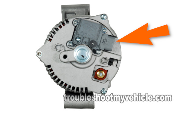 Making Sure The Voltage Regulator Is Receiving 12 Volts. How To Test The Alternator (1991, 1992, 1993, 1994, 1995, 1996, 1997, 1998, 1999, 2000, 2001 4.0L V6 Ford Explorer And Aerostar)