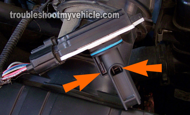 Cleaning The MAF Hot-Wires. How To Clean The Ford Mass Air Flow Sensor