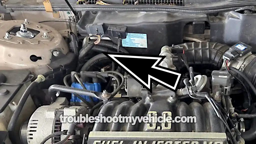 EEC-IV PCM Location (1990, 1991, 1992, 1993, 1994, 1995 3.8L V6 Ford Taurus, Mercury Sable)