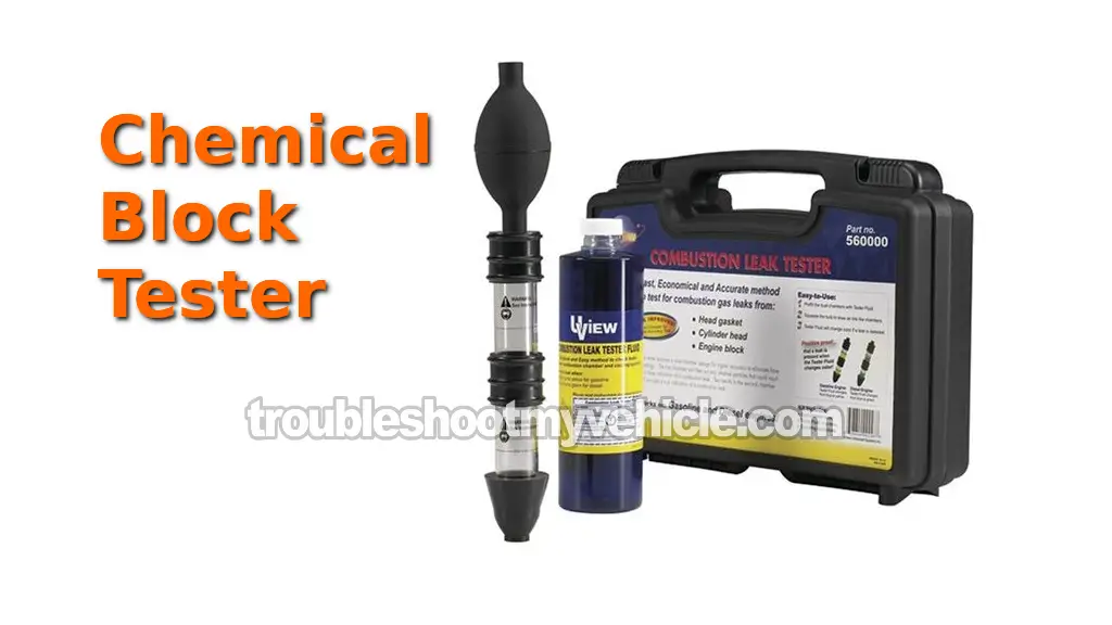 Using A Chemical Block Tester (Combustion Leak Tester). How To Test For A Blown Head Gasket (1992, 1993, 1994, 1995, 1996, 1997, 1998, 1999, 2000, 2001, 2002, 2003, 2004, 2005, 2006, 2007, 2008, 2009, 2010, 2011 4.6L Ford Crown Victoria And Mercury Grand Marquis)