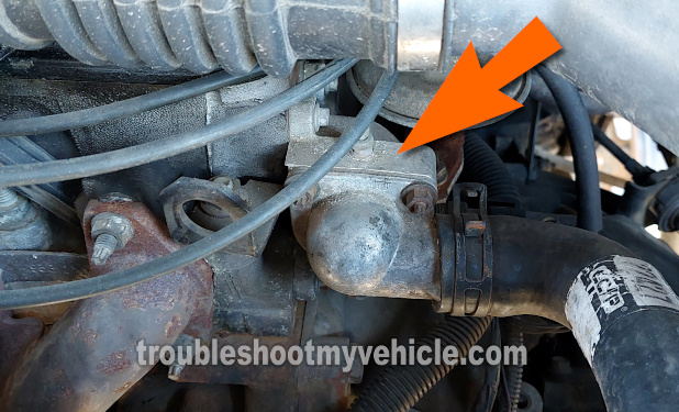 Thermostat Housing. How To Test The Thermostat (1993, 1994, 1995, 1996 2.2L Buick Century And Oldsmobile Cutlass Ciera) Thermostat Housing. How To Test The Thermostat (1993, 1994, 1995, 1996 2.2L Buick Century And Oldsmobile Cutlass Ciera)