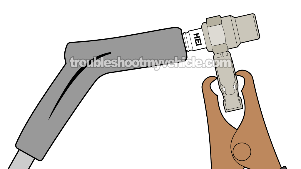 Testing For Spark At The Spark Plug Wire. How To Test The Ignition Coil Pack (2001, 2002, 2003 4.2L V6 Ford E150, E250)