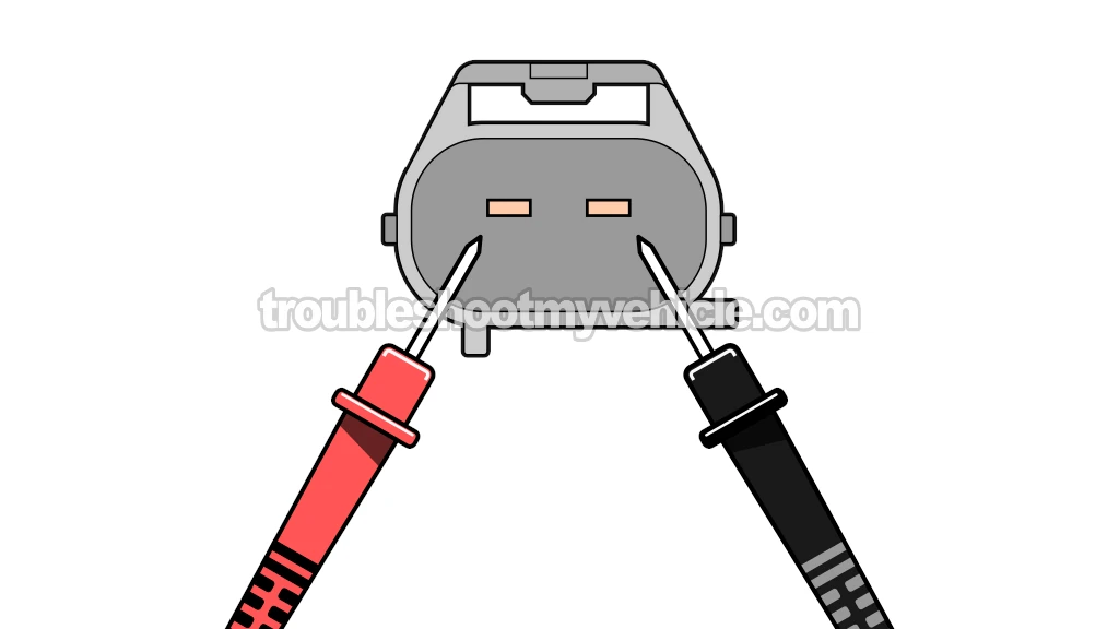 Measuring The Resistance Of The CMP Sensor. How To Test The Camshaft Position (CMP) Sensor (1997, 1998, 1999, 2000, 2001 2.2L Toyota Camry)