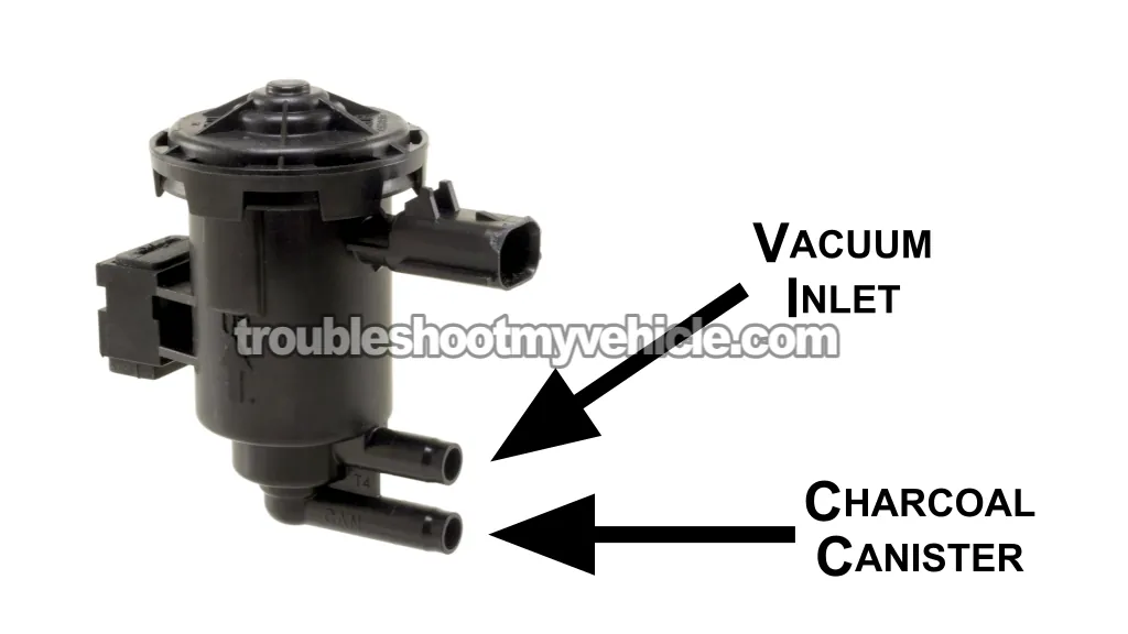 EVAP Purge Solenoid Vacuum Hose Connections (1998, 1999, 2000 3.3L V6 Caravan, Grand Caravan, Town & Country, Voyager)