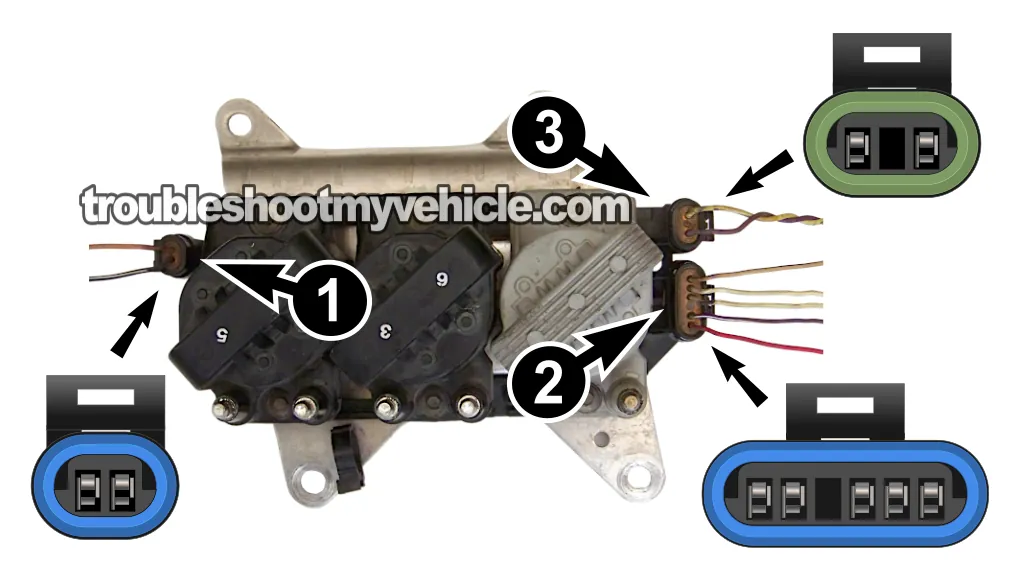 Circuit Descriptions Of The Ignition Control Module. How To Test The Ignition Control Module (1994, 1995, 1996, 1997, 1998, 1999, 2000, 2001, 2002, 2003, 2004, 2005 3.1L V6 Buick Century)