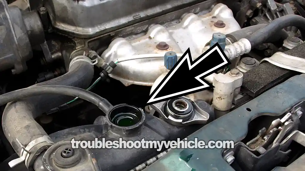 Coolant Shooting Out From Open Radiator. How To Test For A Blown Head Gasket (1995, 1996, 1997, 1998, 1999, 2000 1.6L Honda Civic)