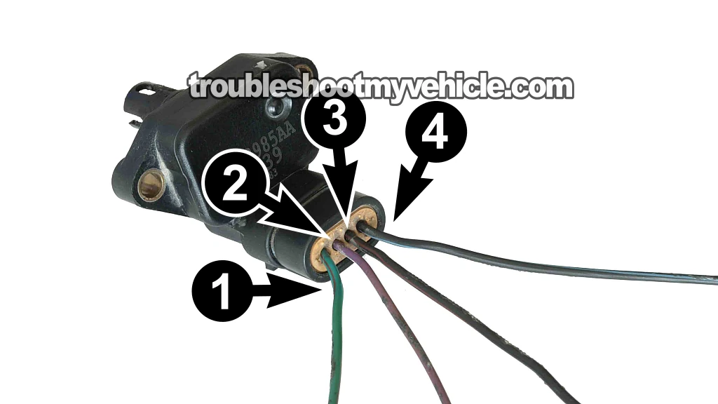 How The 4-Wire MAP Sensor Works. P0107 MAP Sensor OBD II Trouble Code (Chrysler 2.0L, 2.4L)