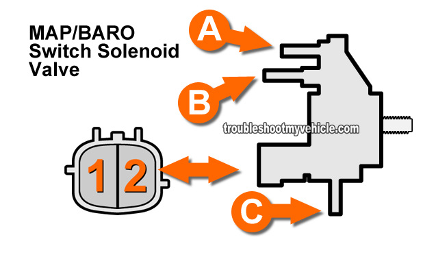 How To Test MAP/BARO Switch Solenoid Valve (3.3L, 3.5L Nissan Pathfinder- 1996, 1997, 1998, 1999, 2000, 2001, 2002, 2003, 2004)