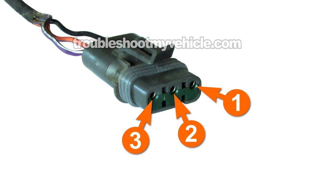 Making Sure The TPS Is Getting Power. How To Test The Throttle Position Sensor (1991, 1992, 1993, 1994, 1995 3.0L V6 Chrysler, Dodge, Plymouth)