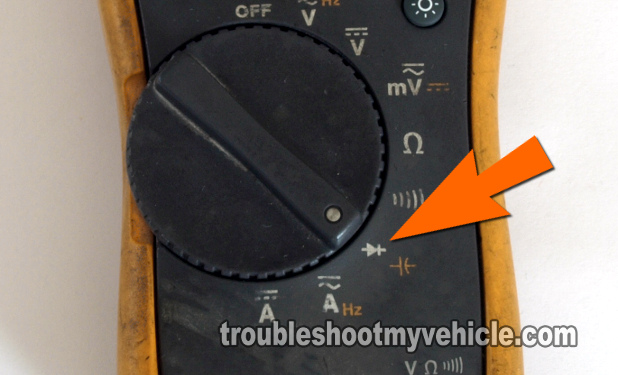 Testing The Power Transistor's Diode. How To Test The Blower Motor Power Transistor (2001-2005 1.7L Honda)