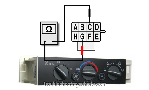 How To Test The Blower Control Switch (GM 4.3L, 5.0L, 5.7L)