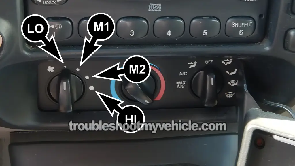How To Test The Blower Motor Switch (1995-2001 4.0L V6 Ford Explorer And Mercury Mountaineer)