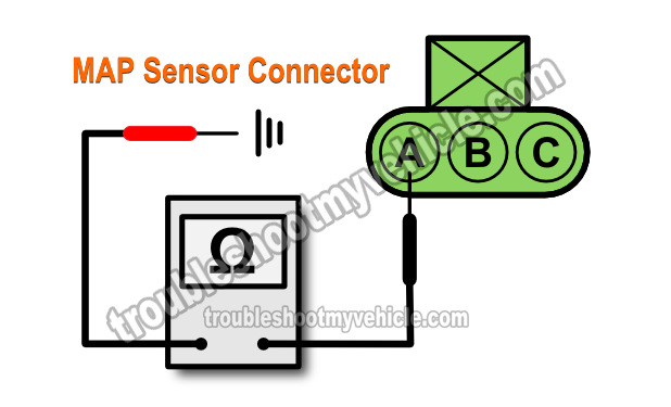 Checking For Shorts To Ground. Bad PCM Causing MAP Sensor Code (1993, 1994 GM 4.3L, 5.0L, 5.7L)