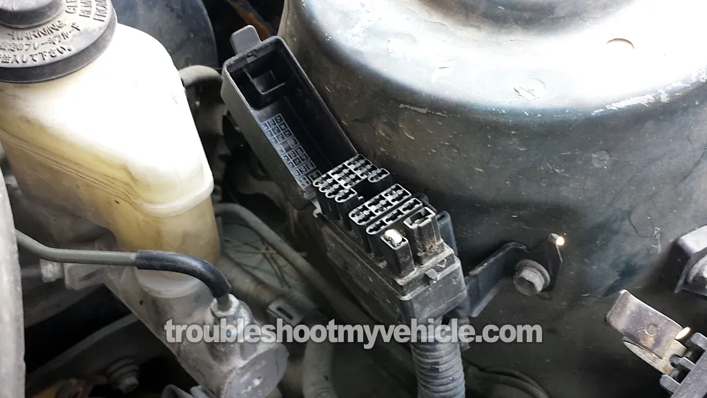 Location Of The Diagnostic Link Connector (DLC). How To Retrieve Toyota Corolla OBD I Trouble Codes (1990, 1991, 1992, 1993, 1994, 1995 1.6L Toyota Corolla And Geo Prizm)