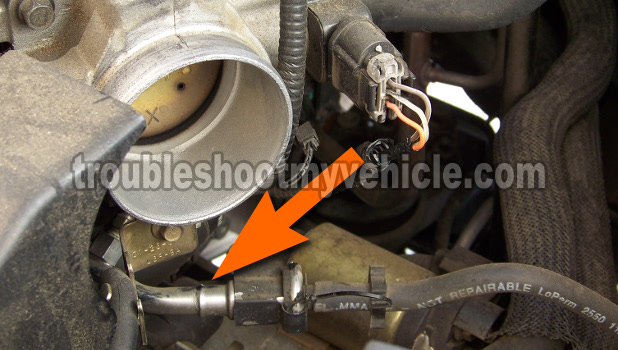 Fuel Pressure Gauge Schrader Valve Location. How To Test The Fuel Pump (2001, 2002, 2003, 2004 3.0L Ford Escape)