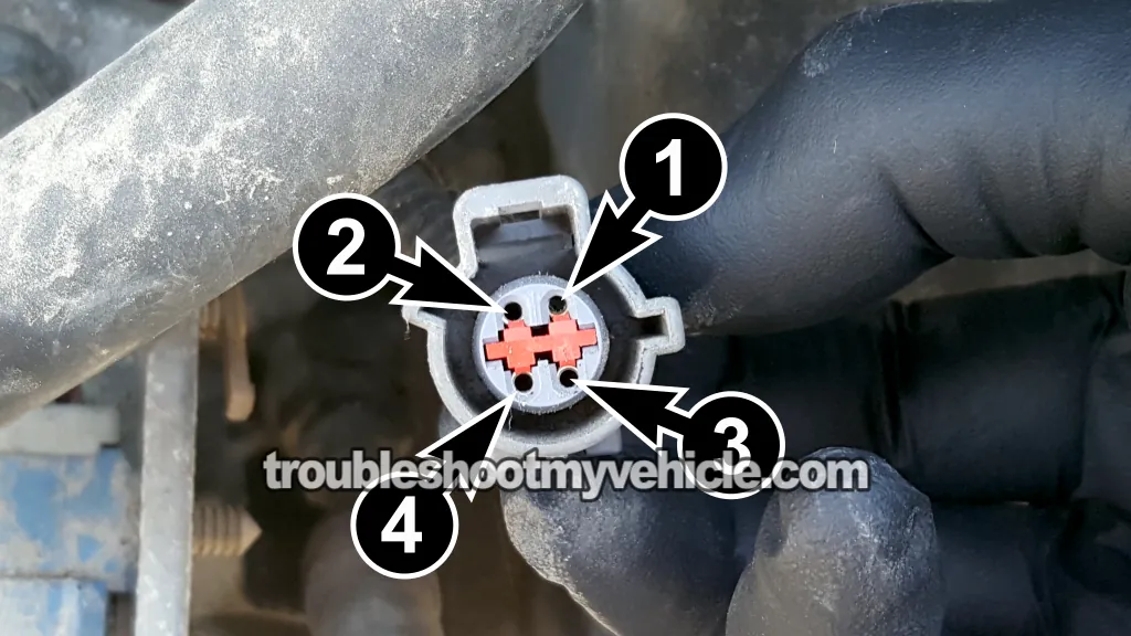 Part 1 of 2: O2 Sensor Pinout. P0155 -O2 Sensor Bank 2 Sensor 1 Heater Tests (2001, 2002, 2003, 2004 3.0L Ford Escape)
