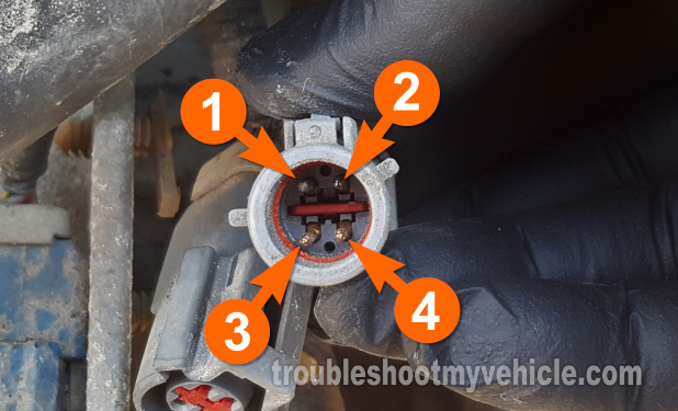 PART 2 -Circuit Descriptions Of The HO2S-21 Oxygen Sensor. How To Test The HO2S-21 Oxygen Sensor's Heater -P0155 (2001, 2002, 2003, 2004 3.0L Ford Escape And 3.0L Mazda Tribute)