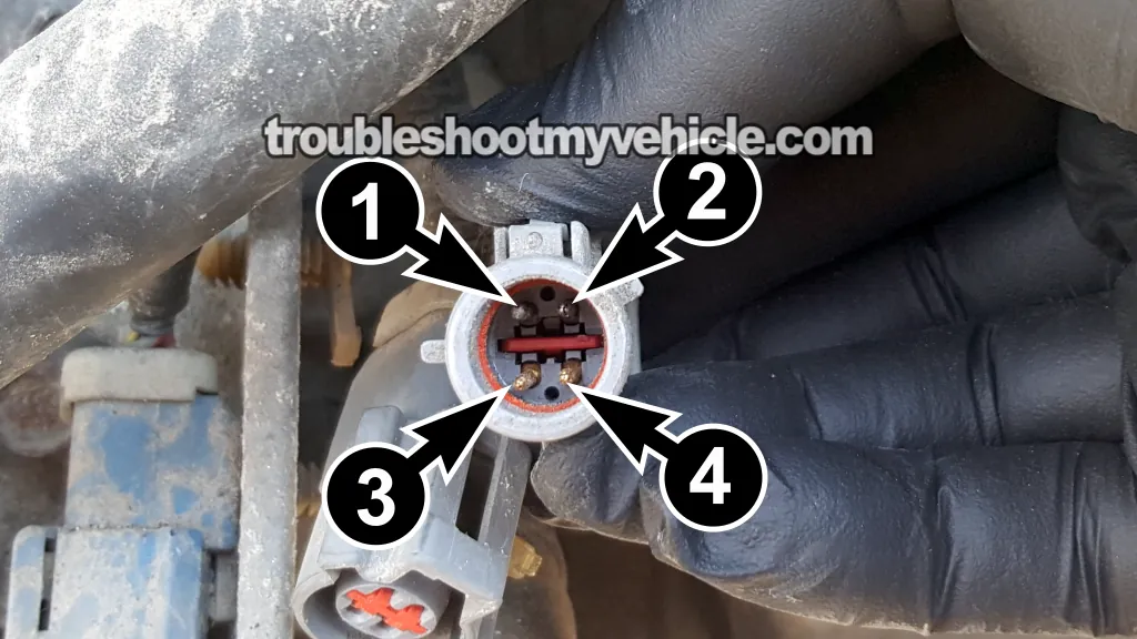 Part 2 of 2: O2 Sensor Pinout. P0155 -O2 Sensor Bank 2 Sensor 1 Heater Tests (2001, 2002, 2003, 2004 3.0L Ford Escape)
