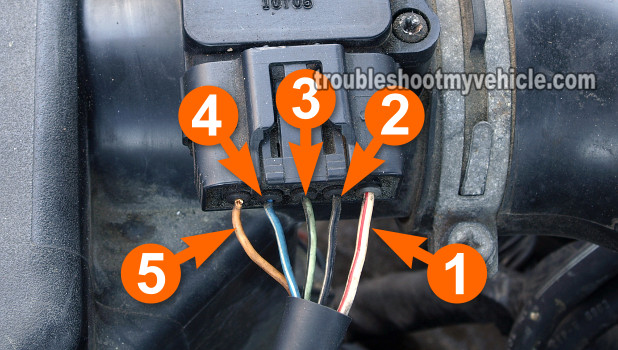 How To Test The Mass Air Flow Sensor (1999, 2000, 2001 1.6L Mazda Protegé)