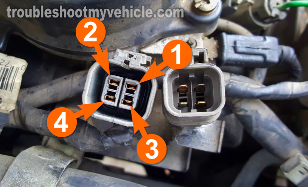 Making Sure The Cam Sensor Is Getting Ground. How To Test The Camshaft Position Sensor (1993, 1994, 1995, 1996, 1997, 1998 3.0L Nissan Quest And Mercury Villager)