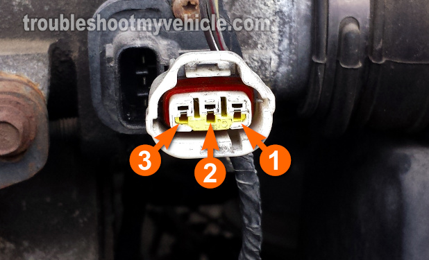 Making Sure The TPS Is Getting 5 Volts. How To Test The TPS (1998, 1999, 2000 2.4L Dodge Caravan And Plymouth Voyager)